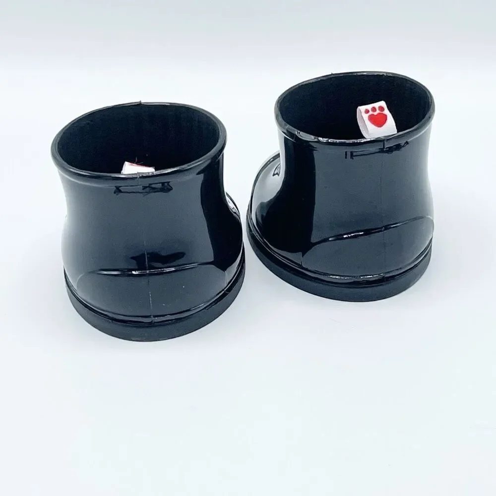Build A Bear black rain boots